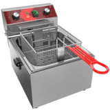Electric Single Tank Deep Fryer 6 Liter With Timer Analogue
