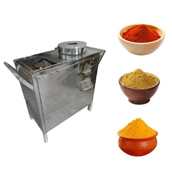 Heavy Duty Semi Automatic Masala Grinding Machine without 3HP Motor