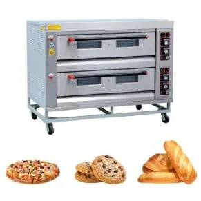 Chefglobe Electric Pizza Deck Oven - Two Deck Six Tray Digital (2 D - 6 T)
