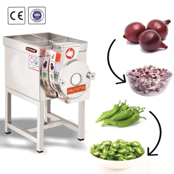 Heavy Duty Onion Chilly Cutter 1 Hp