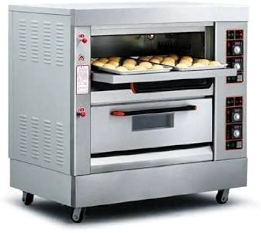 Chefglobe Electric Pizza Deck Oven - Two Deck Four Tray (2 D - 4 T) - Image 2