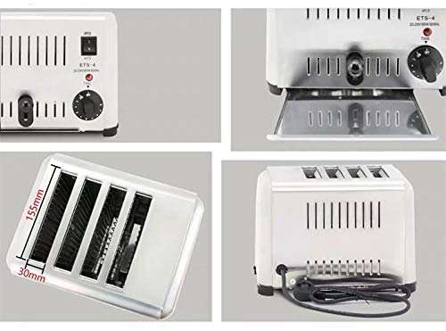 Commercial Electric 4 Slice Pop Up Bread Toaster 4 Commercial Electric 4 Slice Pop Up Bread Toaster - Image 4