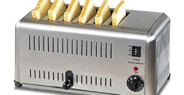 Commercial Electric 6 Slice Pop Up Bread Toaster