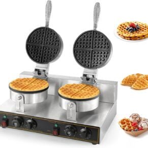 Belgiam Waffle Maker Machine Double Head