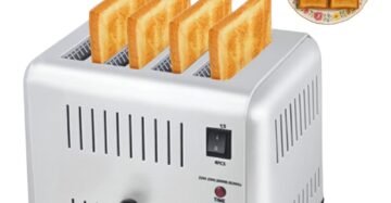 Commercial Electric 4 Slice Pop Up Bread Toaster