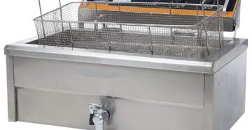 Electric Single Tank Deep Fryer with timer