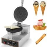 Cone Waffle Maker Machine 7 Inch Single Head