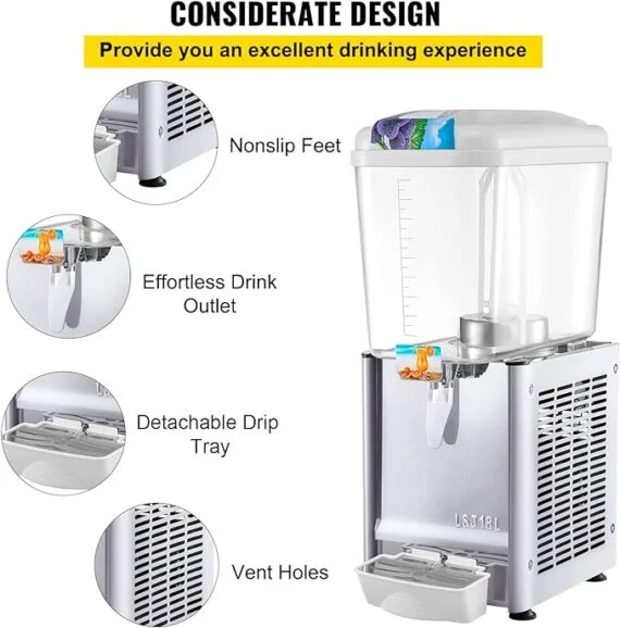 Electric Juice Dispenser 1 Tank 18 Liter