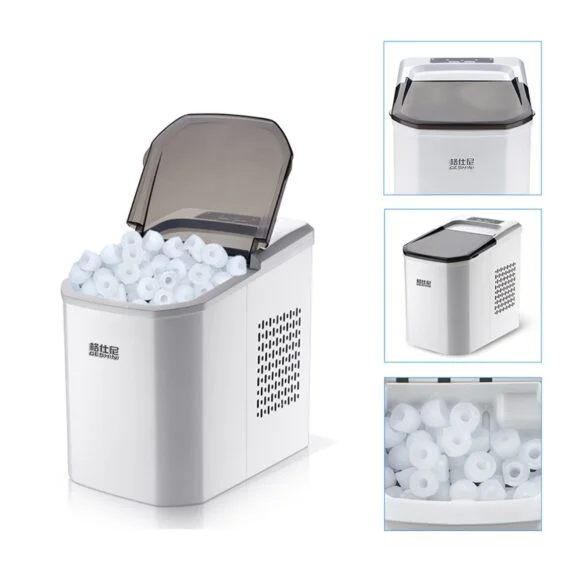Ice Cube Machine 14 Kg Bullet Shape Portable White - Image 4