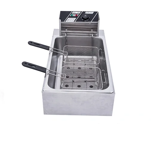 Electric Single Tank 2 basket Deep Fryer 16 Liter