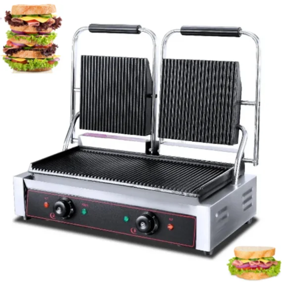 electric commercial sandwich grill machine