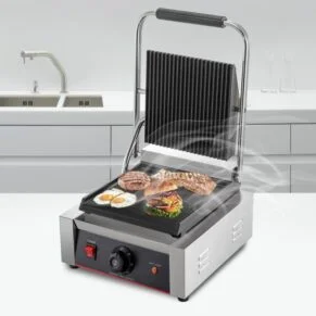 Electric Sandwich Griller Machine Single Head 10 Inch