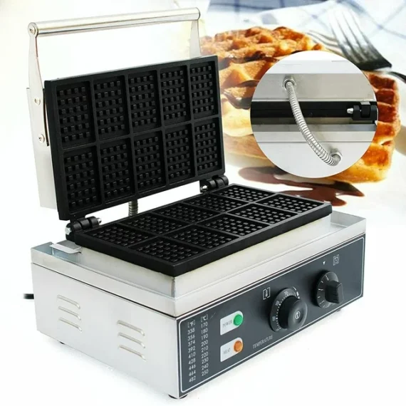 1500W Commercial Electric 10pcs Waffle Maker Nonstick Pancake Baking Machine 88201eae ed80 4a31 ad14 59f2d191893f.fb05857d291ede665cc65819ab19dcf2