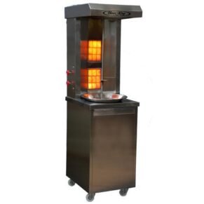 Gas Shawarma Machine Double Burner