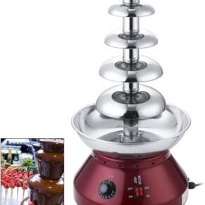 Commercial Chocolate Fountain 5 Layer Red