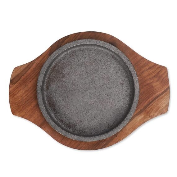 e ace sizzler plate round 5inch