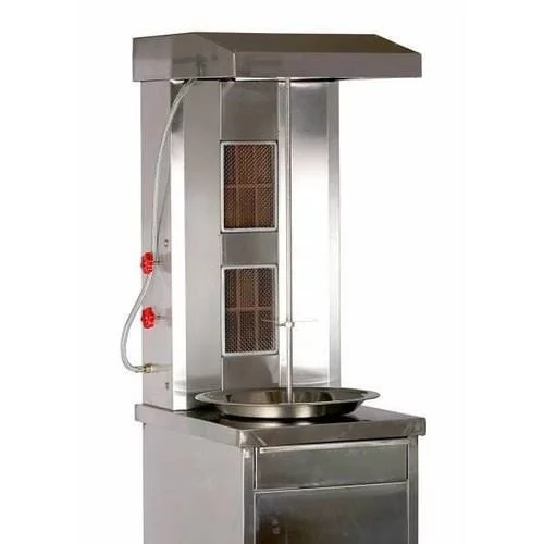 SS Gas Shawarma Machine Double Burner - Image 2