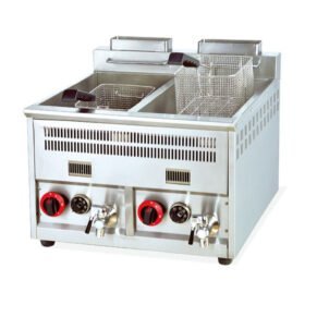 Gas Double Tank Deep Fryer 16x2 Liter