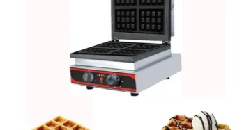Akasa 4 Inch Square Waffle Maker Machine