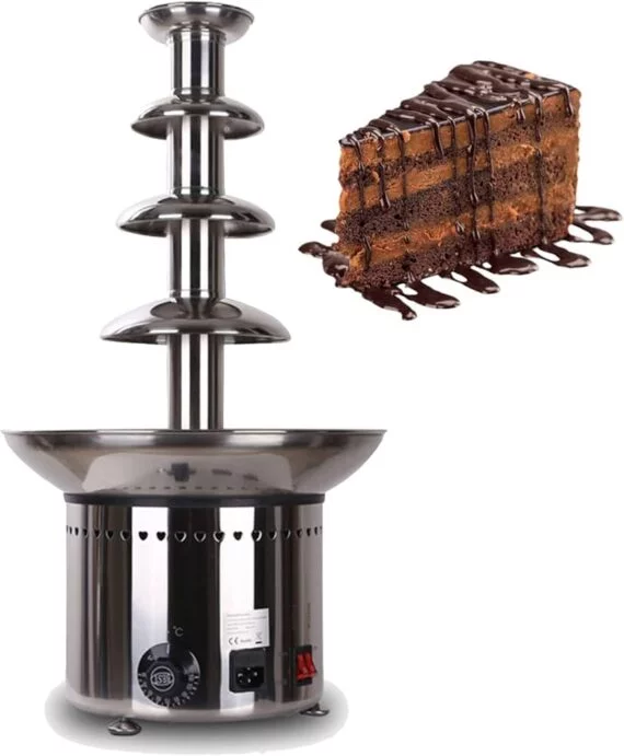 Commercial Chocolate Fountain 4 Step SS, Best Chocolate fountain mahcine near me