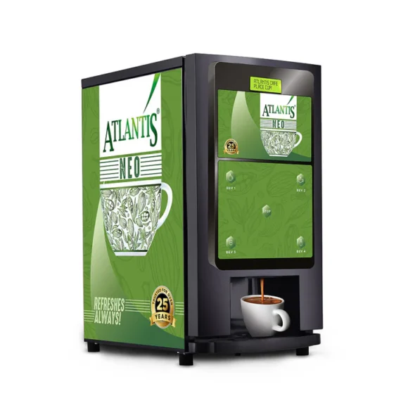 Atlantic Neo 4 Lane Tea and Coffee Vending Machines - Dedicated Hot Water - Image 2