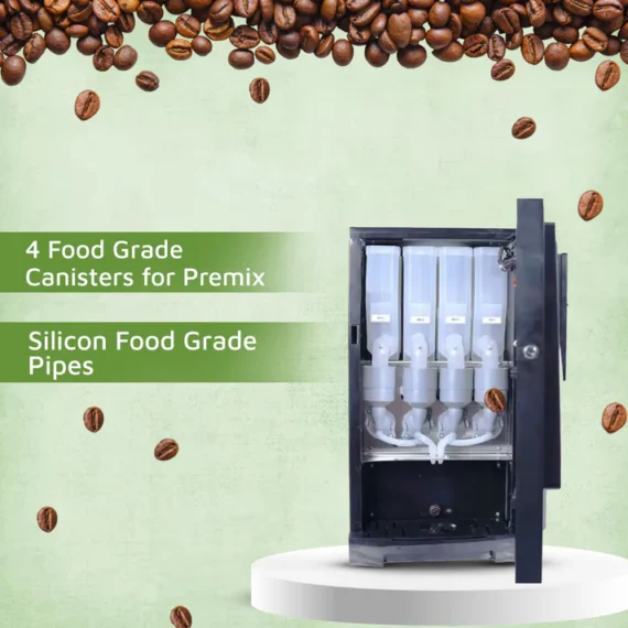 4 Options Tea and Coffee Vending Machines