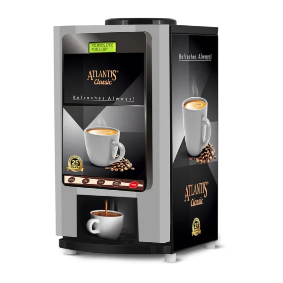 Atlantis Classic 2-Lane Tea and Coffee Vending Machine – 3 Ltrs hot Tank - Image 2