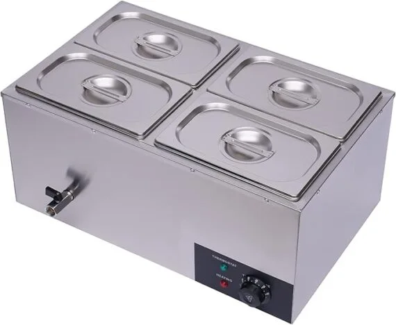 Electric Bain Marie Counter Table Top 8.5 Ltr x 4 Pan - Image 2