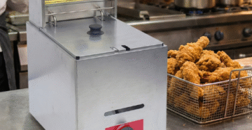 Single Tank Electric & Gas 10 Liter Deep Fryer 2 In 1