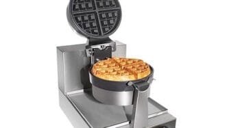 Round Rotating Belgian Waffle Maker Machine Single Head