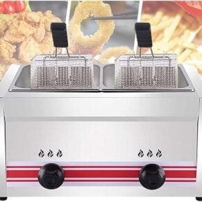 Gas Double Tank Deep Fryer 16 Liter