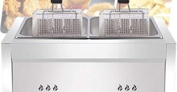 Gas Double Tank Deep Fryer 16 Liter