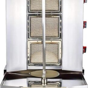 Gas Shawarma Machine 3 Burner Table Top With Rotation