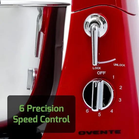 Stand Mixer 3.5 Liter With Speed Control Red - Image 4