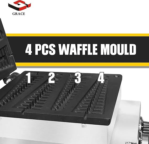 Stick Waffle Machine 8 Inch Long 4 Sticks