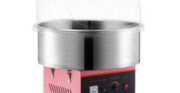 Electric Cotton Candy Machine Pink Imported With Spit Guard ( Dome Cover )