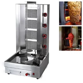 Gas Shawarma Machine 4 Burner Table Top With Rotation