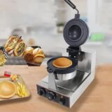 Electric UFO Burger Hamburger Waffle Maker Rotatory