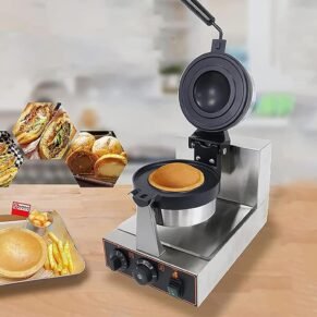 Electric UFO Burger Hamburger Waffle Maker Rotatory