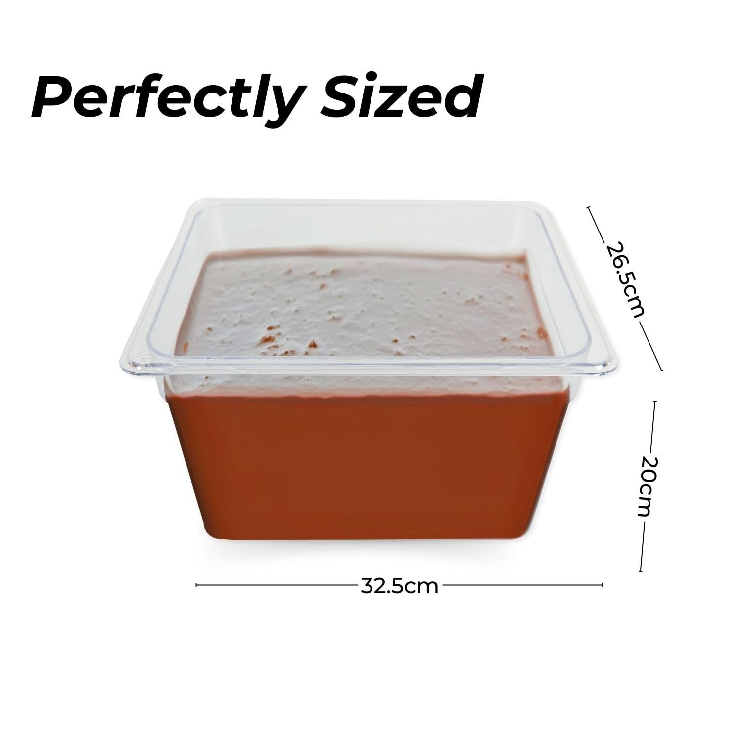 PC GN Pan 1/2 200mm – 20 Cm, NSF Grade Gastronorm Pan Polycarbonate, 11 Ltr Without Lid 5 PC GN Pan 1/2 200mm – 20 Cm, NSF Grade Gastronorm Pan Polycarbonate, 11 Ltr Without Lid - Image 5