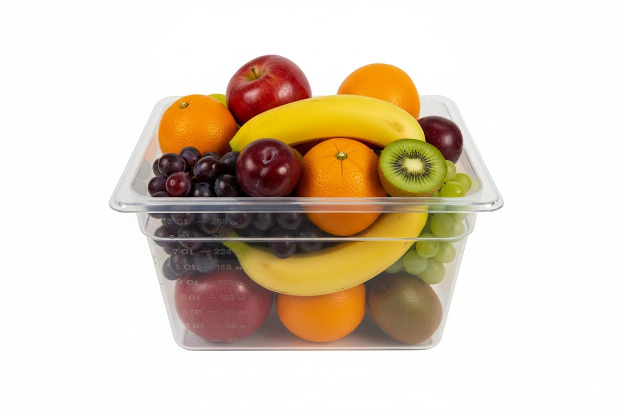 PC GN Pan 1/2 200mm – 20 Cm, NSF Grade Gastronorm Pan Polycarbonate, 11 Ltr Without Lid 1 PC GN Pan 1/2 200mm – 20 Cm, NSF Grade Gastronorm Pan Polycarbonate, 11 Ltr Without Lid