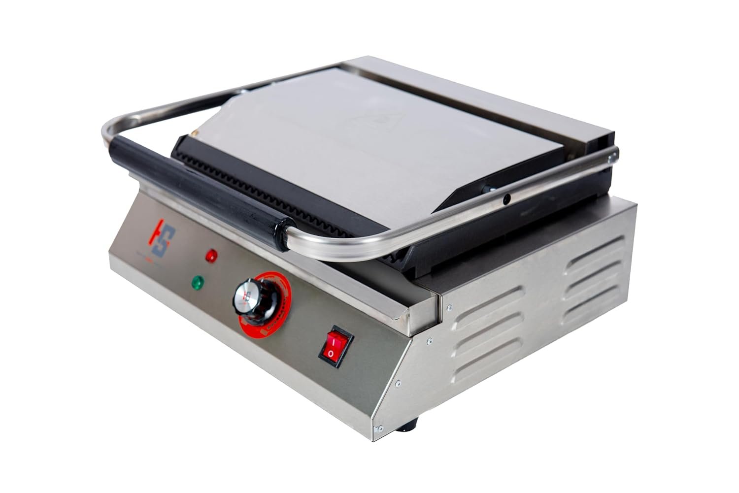 HS Electric Commercial Sandwich Griller Machine Single Head 14 Inch Plain 3 HS Electric Commercial Sandwich Griller Machine Single Head 14 Inch Plain - Image 3