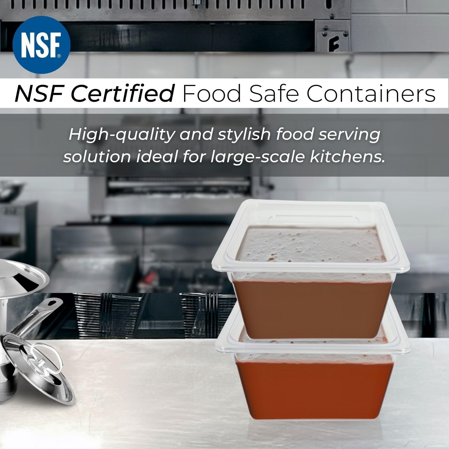 PC GN Pan 1/2 200mm – 20 Cm, NSF Grade Gastronorm Pan Polycarbonate, 11 Ltr Without Lid 3 PC GN Pan 1/2 200mm – 20 Cm, NSF Grade Gastronorm Pan Polycarbonate, 11 Ltr Without Lid - Image 3