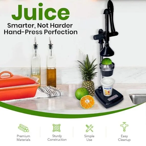 Manual Fruit Juicer Hand Press Citrus Cold Press Juice Machine - Image 3