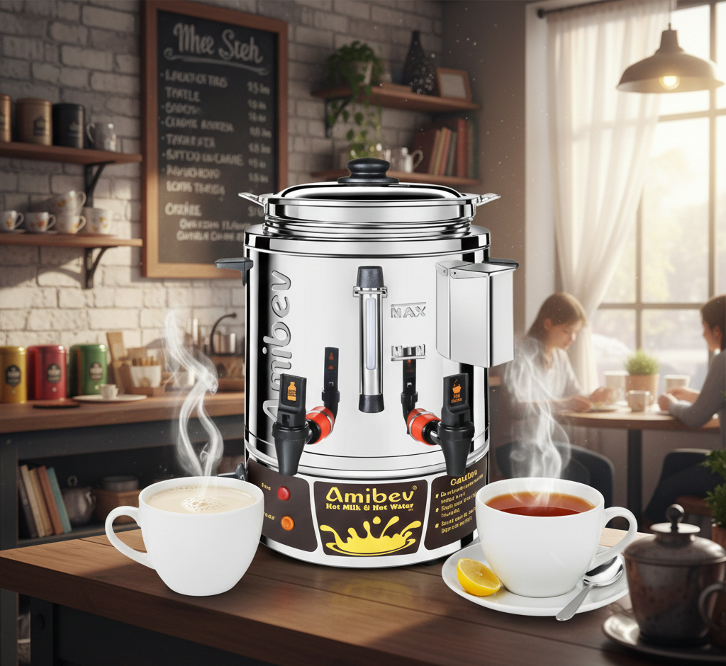 Amibev Milk With Tea And Water Boiler 5 Liter 2 Amibev Milk With Tea And Water Boiler