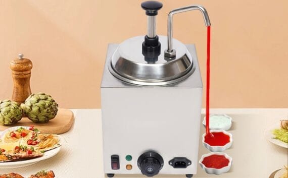 Electric Nachos Cheese And Sauce Warmer Dispenser