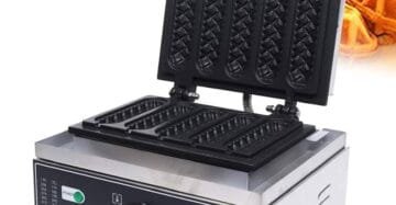 Hot Dog Corn Stick Waffle Maker Machine 5 Pcs Premium