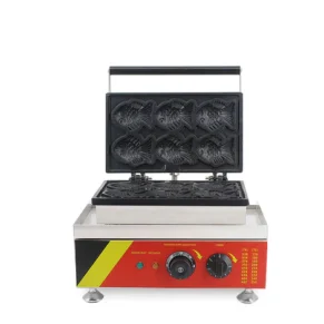Electric Taiyaki Fish Waffle Maker Machine