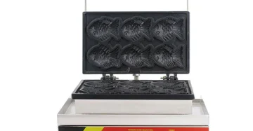 Electric Taiyaki Fish Waffle Maker Machine