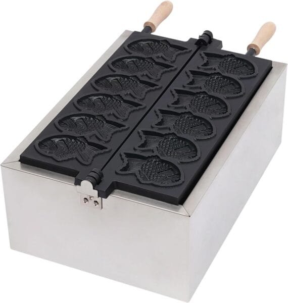 Electric Mini Taiyaki Fish Waffle Maker Machine Premium - Image 5
